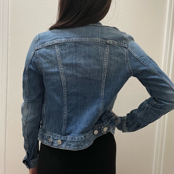 H&M Women’s Jean Jacket Size 4 - Picture 3 of 9